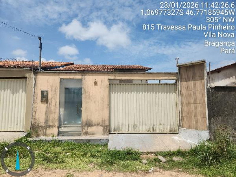 Casa com 2 quartos, 1 banheiro e 1 vaga de garagem