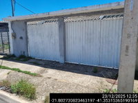 Casa com 2 quartos, 51,4m², terreno 140m², desocupada