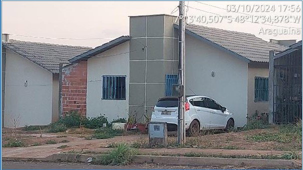 Casa 2 quartos com 51,5m² em Araguaína/TO - Lote 592