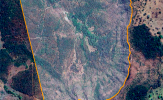 Sítio com 68,52 hectares, 2 casas, curral e barracão