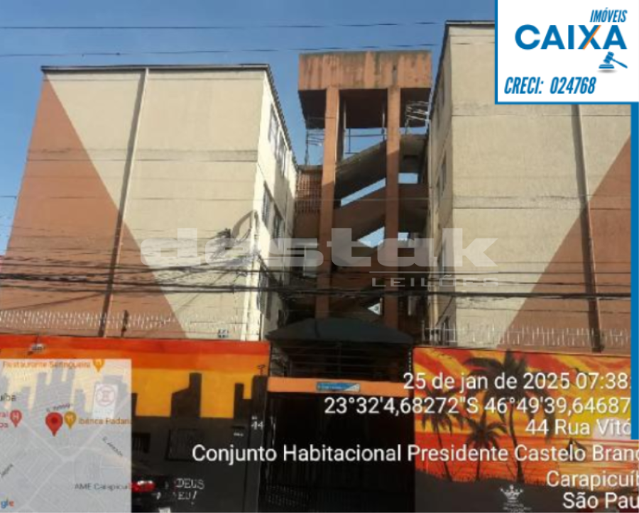 Apartamento com 2 quartos em Carapicuíba/SP