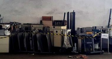 Lote de Sucatas de Equipamentos e Utensílios