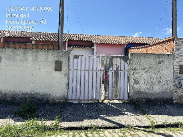 Casa com 47,5m² em terreno de 85m² em Nova Iguaçu/RJ