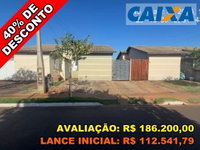Casa com 2 Quartos e 55m² em Três Lagoas/MS