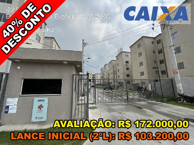 Apartamento 40,54 m², 2 Quartos, Sala, Cozinha