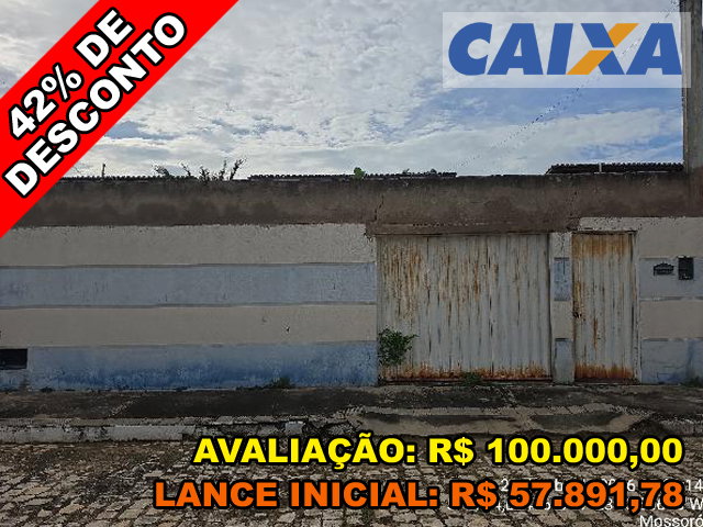 Casa com 2 Quartos e Varanda em Mossoró/RN