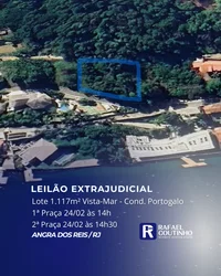 Lote de 1.117m² com vista infinita para o mar