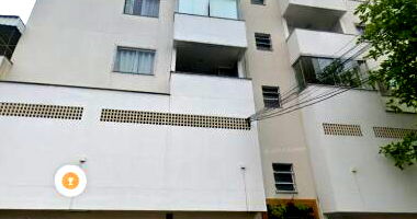 Apartamento 2º andar com 3 quartos e 2 banheiros, 99m² privativos