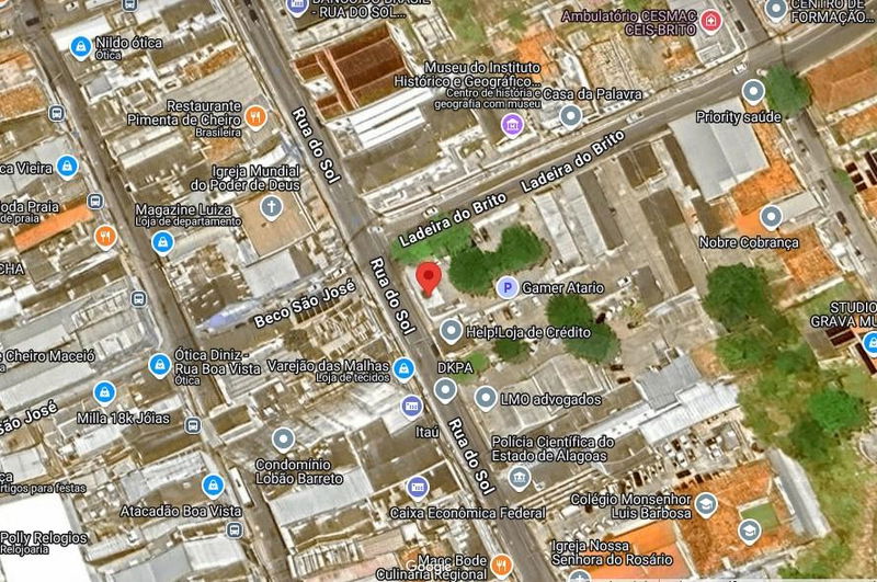 Terreno Desocupado de 1.091m² no Centro de Maceió/AL