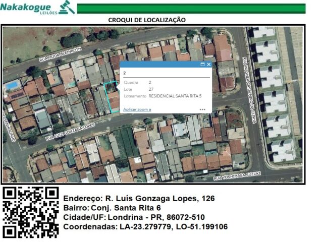 Lote de Terreno com Casa em Residencial Santa Rita 5