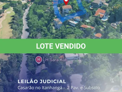 Casarão com vista para o Golf Club, 3 quartos, 2 banheiros, 500m²