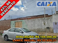Casa aconchegante com 2 quartos, 2 banheiros e 78m² construída