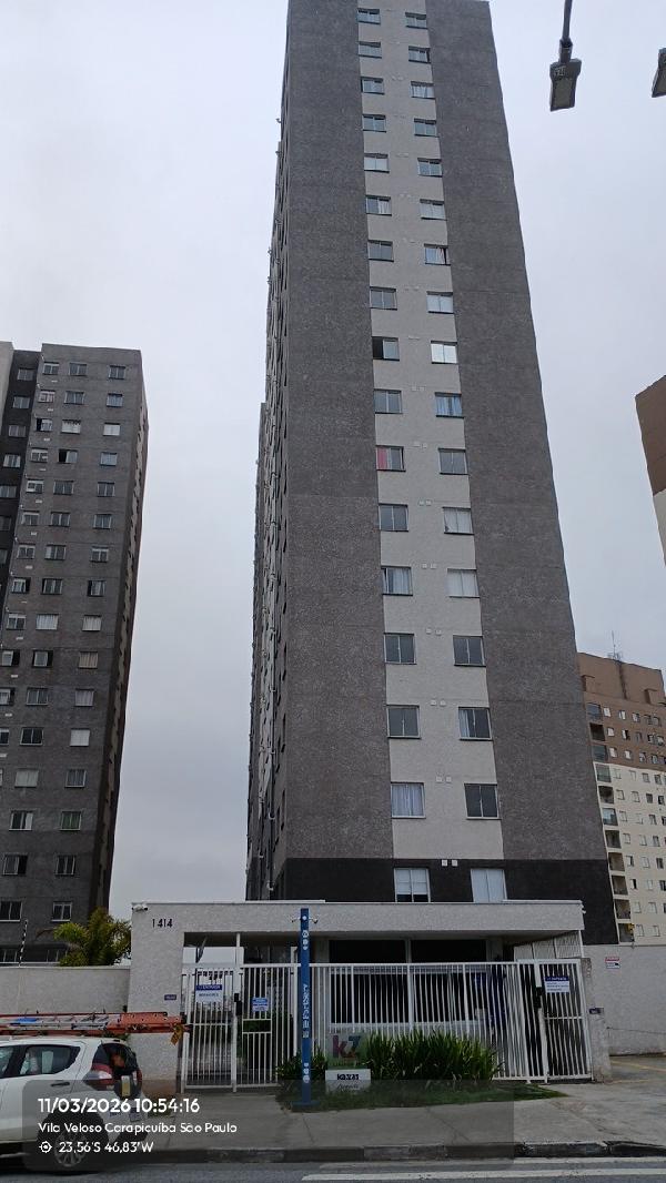 Apartamento 2 quartos, 1 vaga, 40,73m² - Carapicuíba/SP