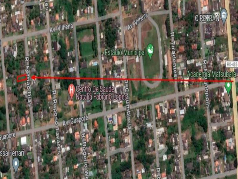 Lote residencial com 454,44 m² em Santa Luzia