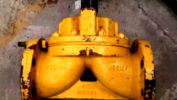 Válvula de Diafragma em Aço Carbono com Revestimento Ebonite