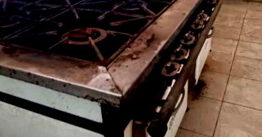 Fogão industrial 8 bocas, 2 unidades, instalado, desmontagem por arrematante