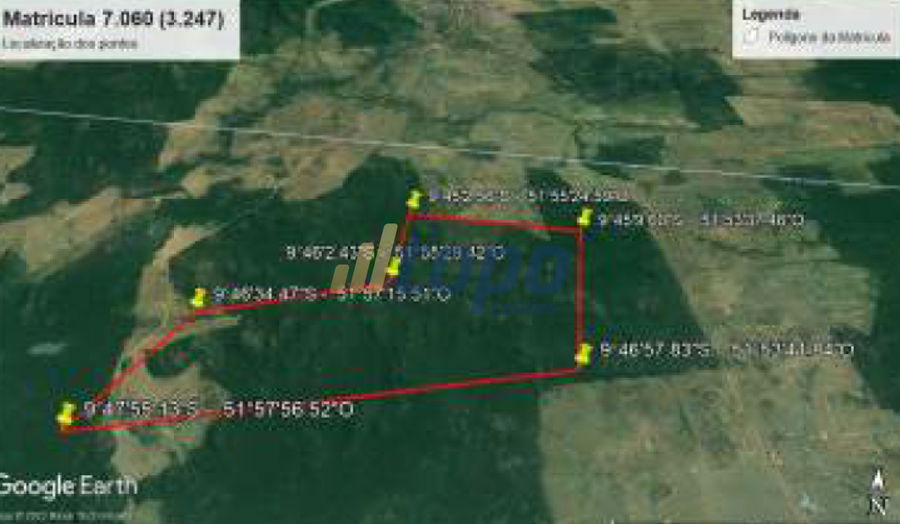 Fazenda Vista Alegre - 2.154,48 ha em Vila Rica/MT
