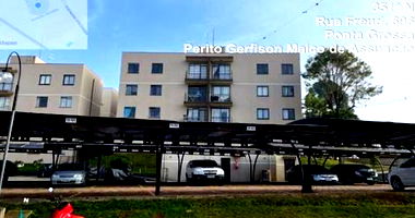 Apartamento 3º andar com 63m² área construída, 2 quartos, 1 banheiro