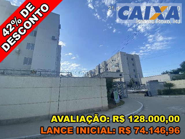 Apartamento com 2 quartos e 1 vaga em Belford Roxo/RJ
