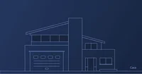 Casa residencial com 2 quartos, 1 banheiro e varanda, 69m² construída