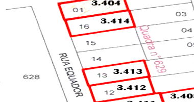 Terreno urbano de 362,50 m², desocupado, ideal para investimento
