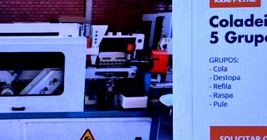 Máquina coladeira de bordas KRAFTLYNE - 2005 em bom estado