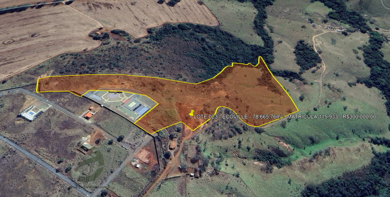 Terreno de 78.665m² em Lagoa Formosa/MG - Leilão Público