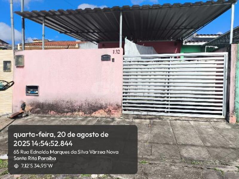 Casa com 2 quartos e 2 banheiros em Santa Rita/PB