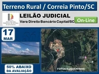 Terreno Rural com 82.280m² em Correia Pinto/SC
