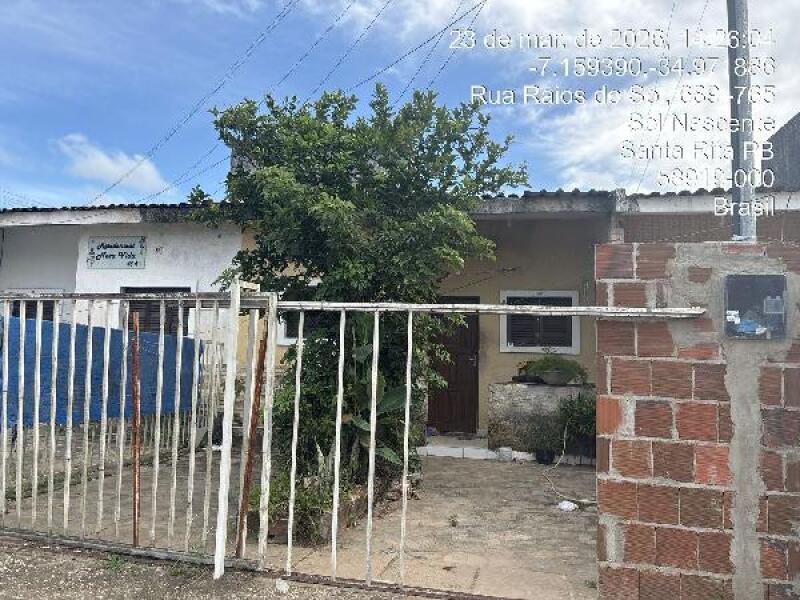 Casa 42 m², 2 Quartos, Condomínio Nova Vida, Santa Rita - PB