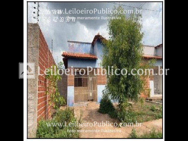 Casa 58,5m² em Demerval Lobão (PI) - 2 quartos e varanda