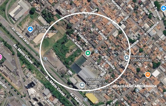 Terreno com 1.080m² em Vila Letônia