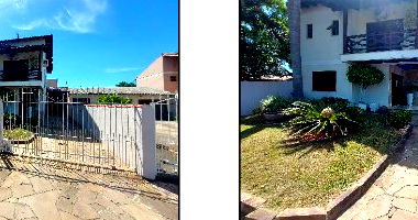 Casa com 3 quartos, 2 banheiros, varanda e área de serviço, 252,9m² construída