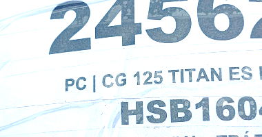 MOTOCICLETA HONDA CG 125 TITAN ES - Placa HSB1604
