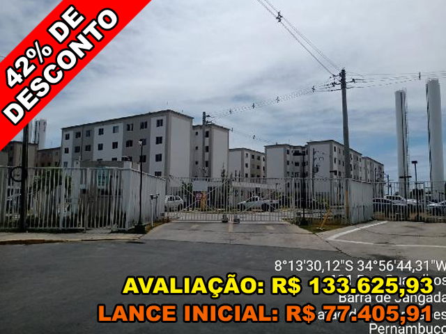 Apartamento 2 quartos com área de serviço e 41,79m² privativos