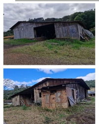 Terreno rural com 51.808m², casa, barracão e benfeitorias