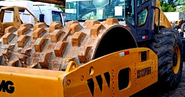 ROLO COMPACTADOR XCMG XS123PD - Ano 2020 - 2050 Horas