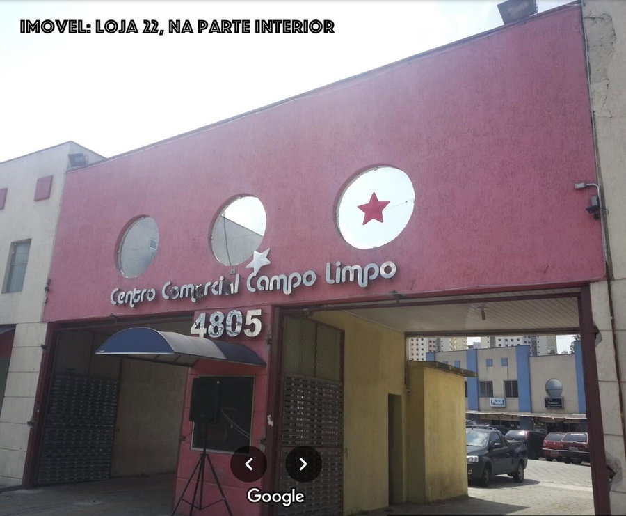 Loja Comercial 22 no Centro Comercial Campo Limpo - SP