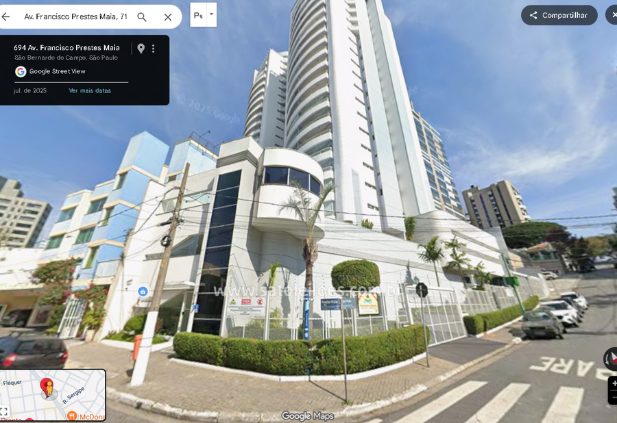 Apartamento com 3 dormitórios e 2 vagas em São Bernardo do Campo
