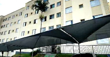 Apartamento 2 quartos com área de serviço e sala, 43.4m²