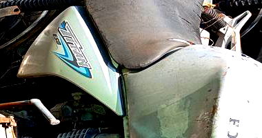 CG 150 TITAN - Sucata com Chassi e Motor Danificados