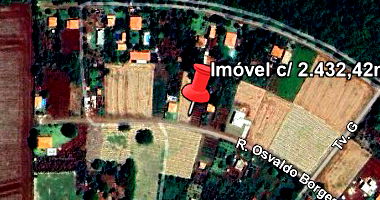 Terreno 2.432,42m² em Sertanópolis/PR