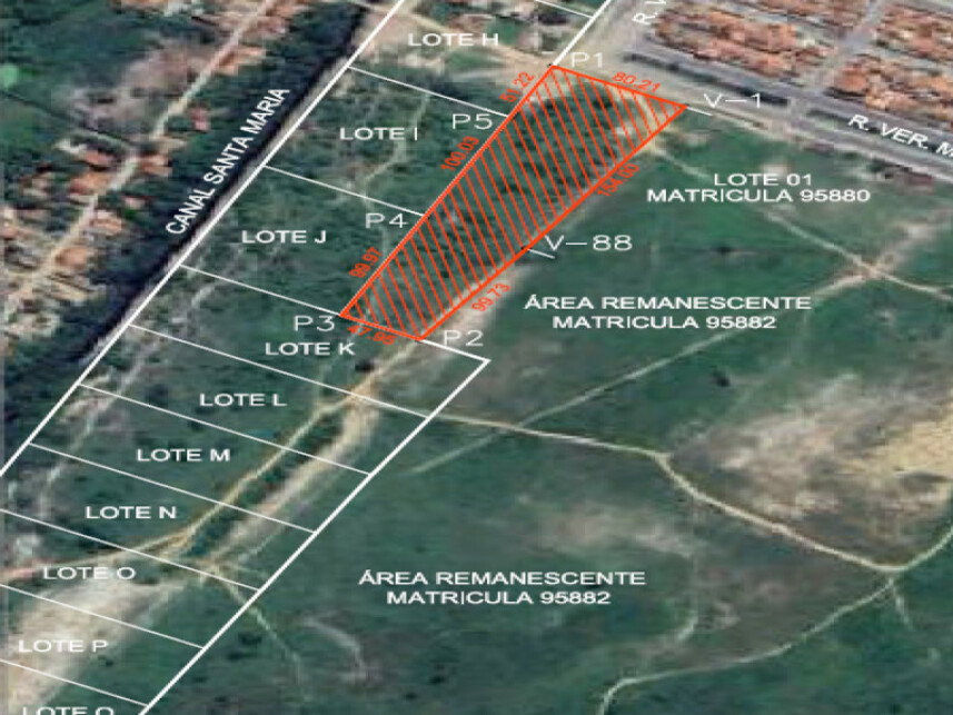 Terreno de 10.710,08m² em Santa Maria, Aracaju/SE