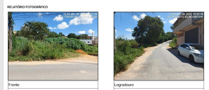 Terreno de 1000m² em Nova Pampulha