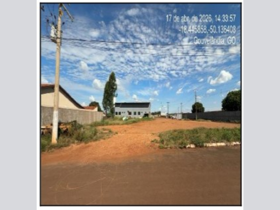 Terreno com 519m² em Gouvelândia - GO