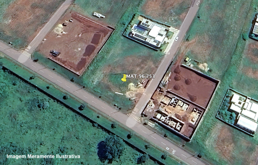 Terreno urbano de 1000m² em condomínio fechado, sem benfeitorias
