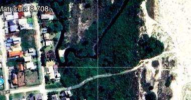 Terreno em Palhoça com 412.44m² na Pinheira