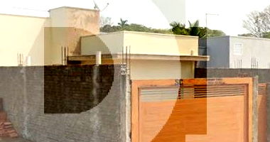 Casa em Lucélia/SP com 58,63m² de área construída