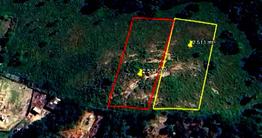 2 Terrenos urbanos com 2.511m² cada em Penha, SC