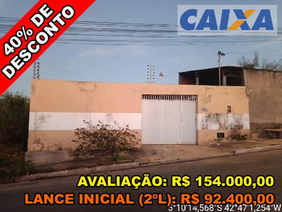 Casa em Angelim - Teresina/PI com 2 Quartos e 2 Banheiros